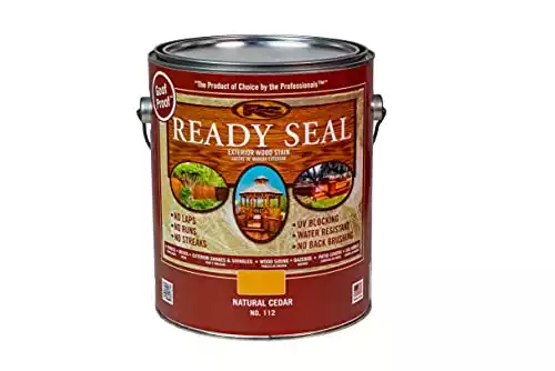 Ready Seal 112 1-Gallon Can Natural Cedar Exterior Wood Stain and Sealer